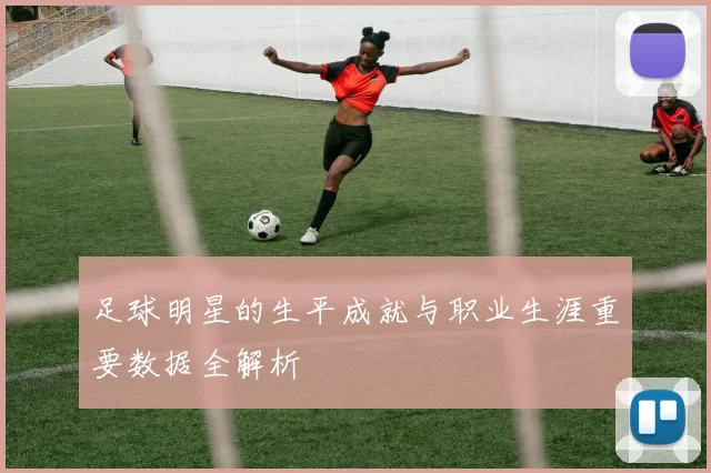 足球明星的生平成就与职业生涯重要数据全解析
