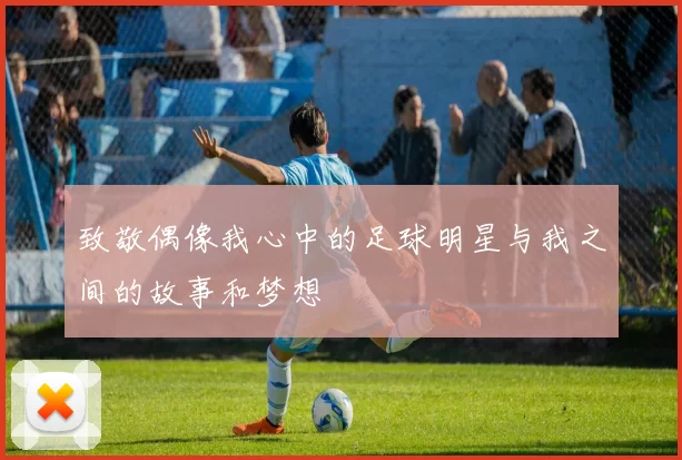 致敬偶像我心中的足球明星与我之间的故事和梦想